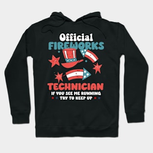 Official Firework Technician 4th of July Hoodie